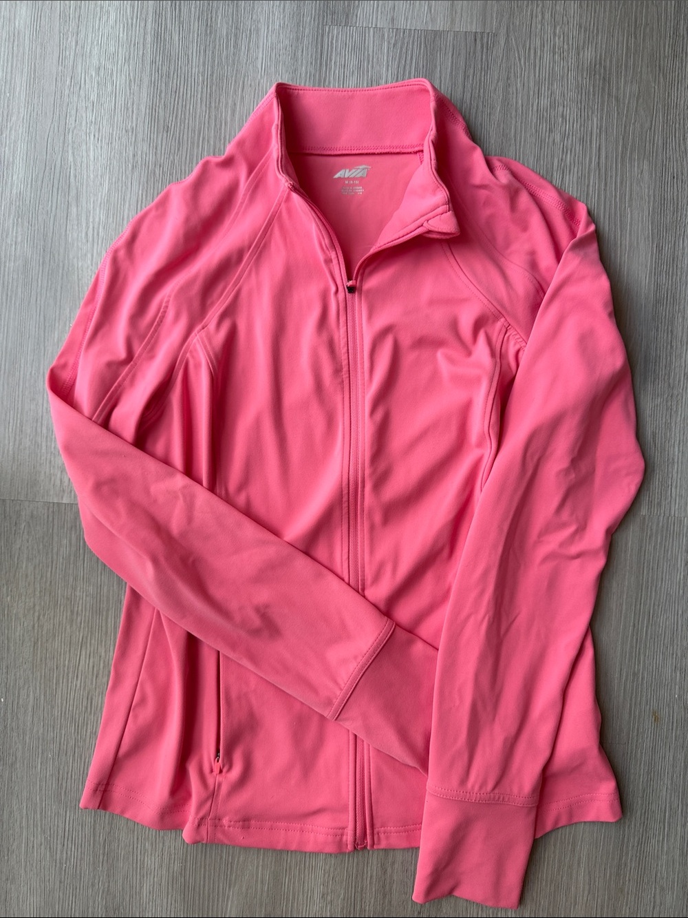 Avia Pink Full-Zip Active Jacket